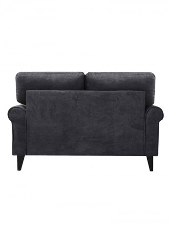 Ibiza 2-Seater Sofa With 2 Cushions Grey 86x140cm