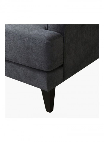 Ibiza 2-Seater Sofa With 2 Cushions Grey 86x140cm