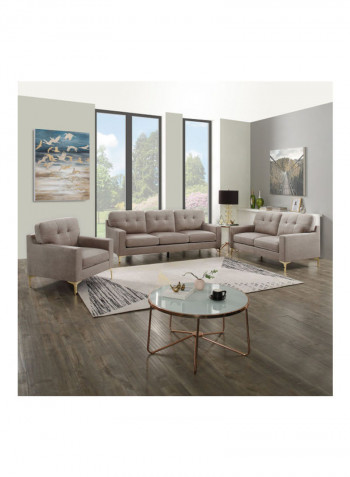 Celine 2-Seater Sofa Brown
