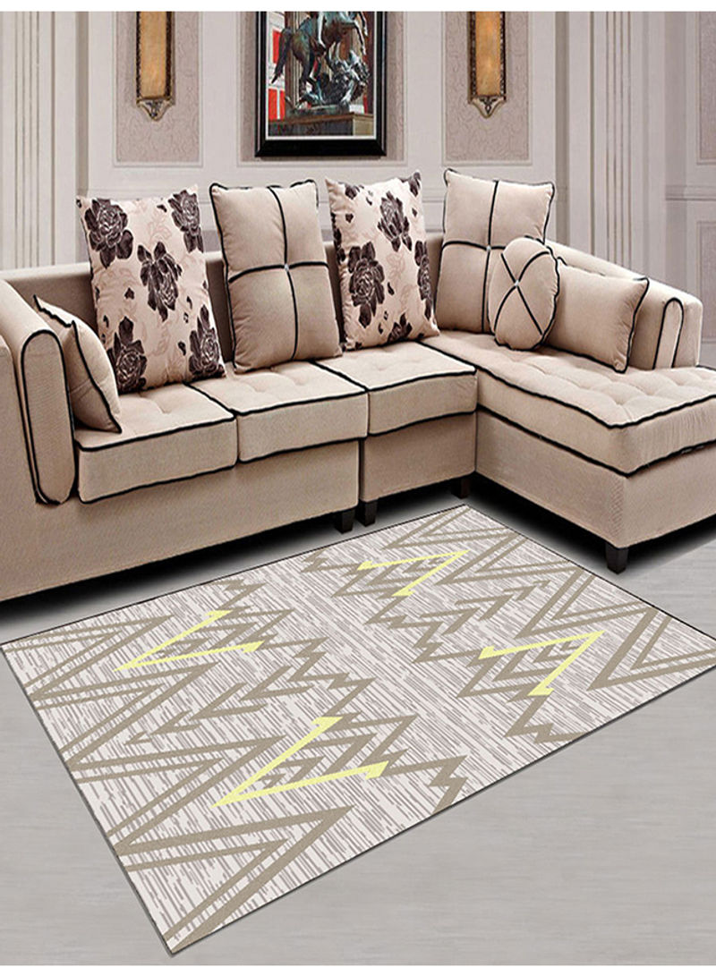 Simple Wave Pattern Soft Floor Rug Multicolour 160x230centimeter