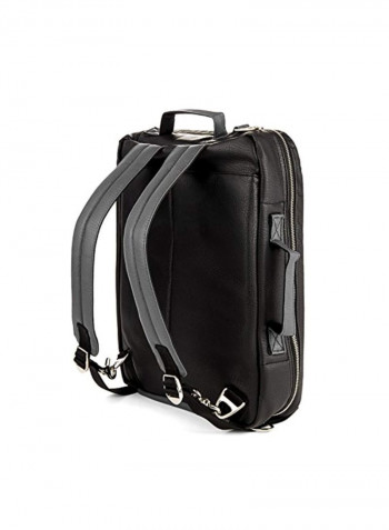 Messenger Backpack For Apple MacBook Pro 15-Inch Black/Grey