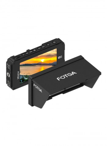 Ips Video On-Camera Field Monitor Black