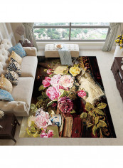Luxurious Printed Floral Pattern Carpet Multicolour 160x230centimeter
