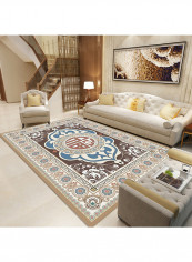 3D Ethnic Style Floor Carpet Multicolour 160x230centimeter