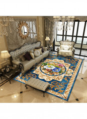 Vintage Pattern Anti-Skidding Carpet Multicolour 160x230centimeter