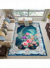 European Classical Print Living Room Carpet Multicolour 160x230centimeter