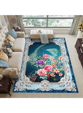 European Classical Print Living Room Carpet Multicolour 160x230centimeter