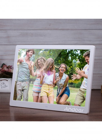 Digital Photo Frame 24.5x2.5x35cm White