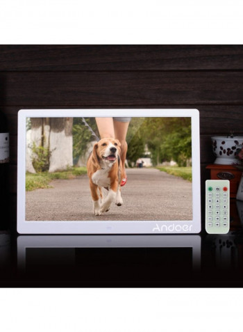 Digital Photo Frame 24.5x2.5x35cm White