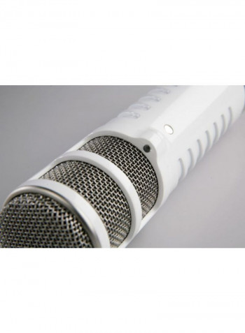 USB Broadcast Microphone White