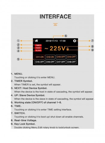 T-1608 8-Channel Intelligent Time Power Sequence Controller