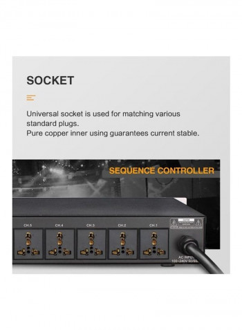 T-1608 8-Channel Intelligent Time Power Sequence Controller