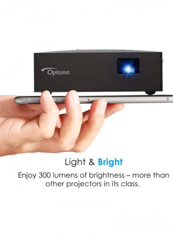 Portable Mini LED Projector LV130 Black