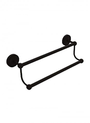 Prestige Regal Collection Double Towel Bar Black 18inch