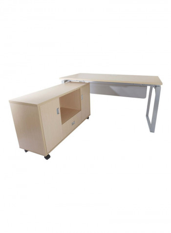 Modern Workstation Brown/White 77kg