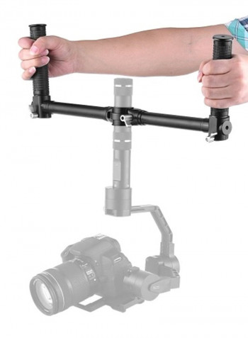 Dual Handheld Grip Bracket Black