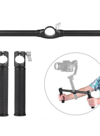 Dual Handheld Grip Bracket Black