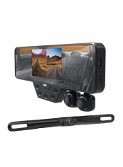 Rearview Mirror Backup Camera Video Record Kit PLCMDVR54