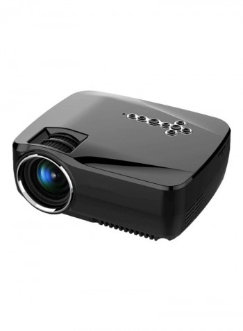Micro Screen LED Home Projector GP70UP Black