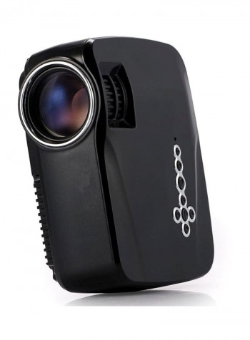 Micro Screen LED Home Projector GP70UP Black