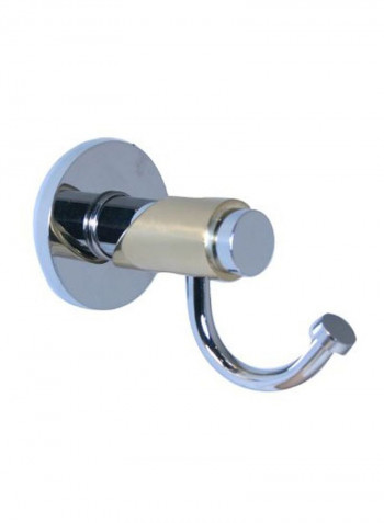 Tribecca Collection Robe Hook Silver 5x2.75x2.5inch