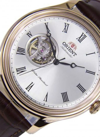 Men's Leather Quartz Analog Watch OW-SAG00002