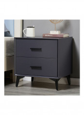 Wood Nightstand Grey 52×40×47cm reviews Wood Nightstand Grey 52×40×47cm