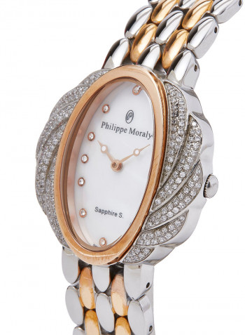 Women's Water Resistant Stainless Steel Analog Wrist Watch