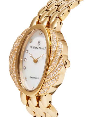 Women's Water Resistant Stainless Steel Analog Wrist Watch