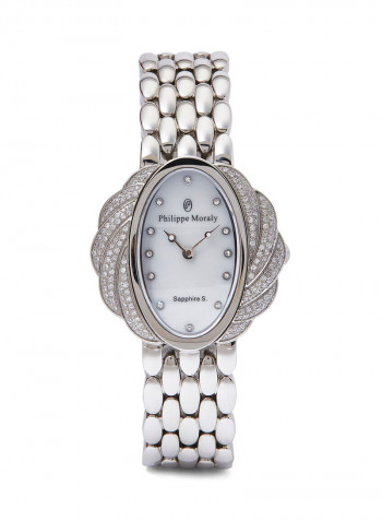 Women's Water Resistant Stainless Steel Analog Wrist Watch