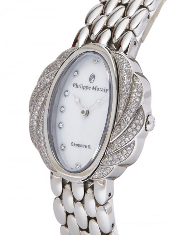 Women's Water Resistant Stainless Steel Analog Wrist Watch