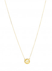 18 Karat Gold Citrine Single Stone Necklace reviews 18 Karat Gold Citrine Single Stone Necklace