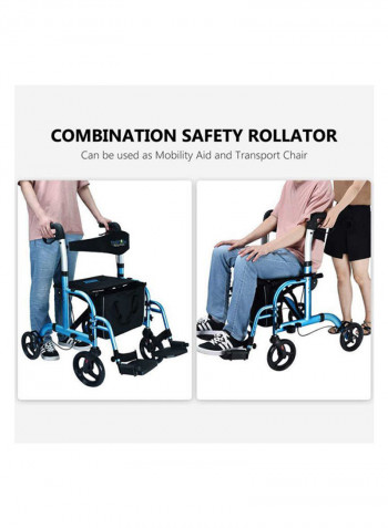 Rollator and Transport Wheelchair