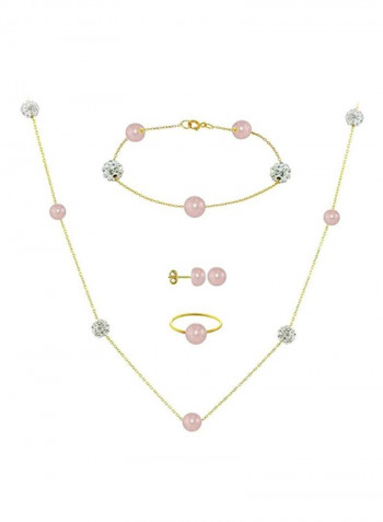 5-Piece 18 Karat Gold Jewellery Set