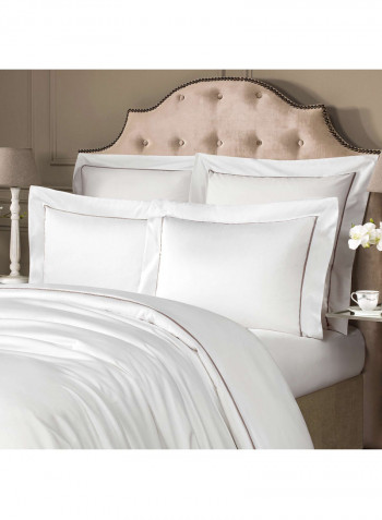Plaza Duvet Cover Cotton White 220x240centimeter
