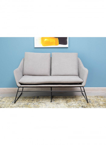 2-Seater Harmonia Sofa Grey/Black