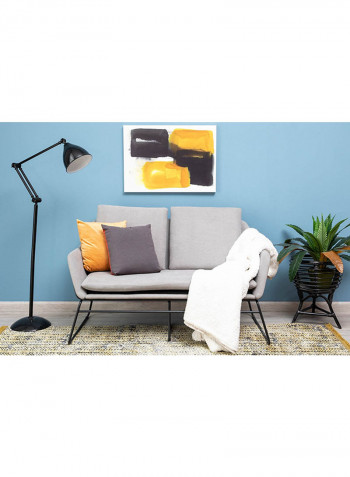 2-Seater Harmonia Sofa Grey/Black