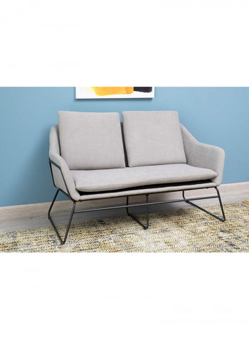 2-Seater Harmonia Sofa Grey/Black