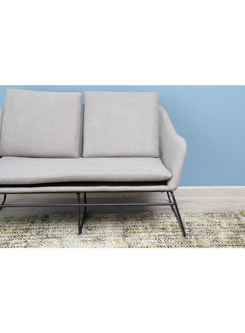 2-Seater Harmonia Sofa Grey/Black