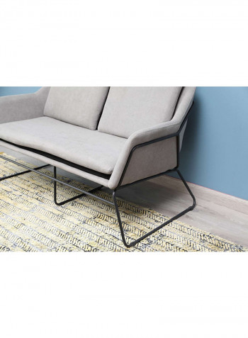 2-Seater Harmonia Sofa Grey/Black