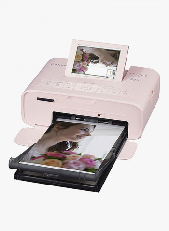 Selphy Printer DPI 300x300, Wifi, SD, USB Port, 2.7 Inch LCD, Print Speed 47 Seconds Pink