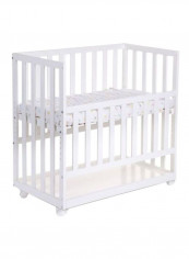 Bedside Crib With Wheels - White reviews Bedside Crib With Wheels - White