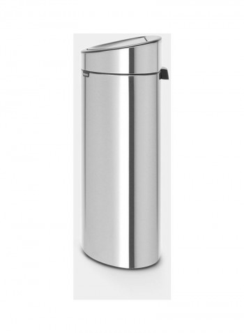 Steel Touch Bin Silver 30.2x72.7x43.5centimeter