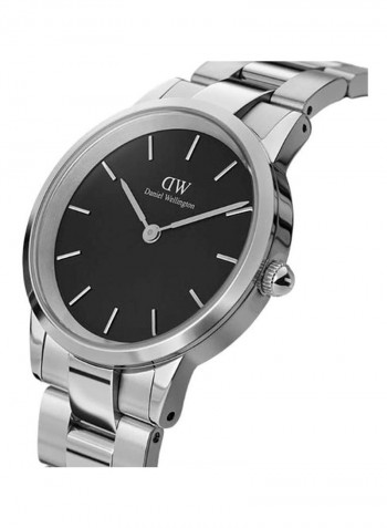 Men's Iconic Link Stainless Steel Analog Watch DW00100342