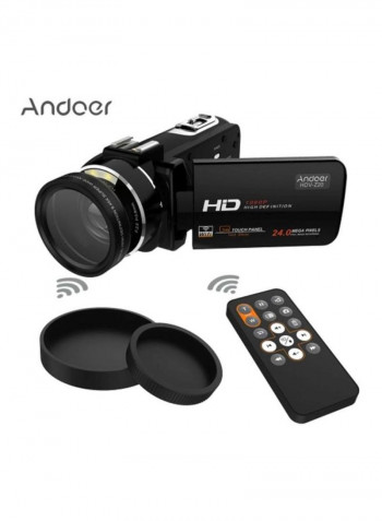 24 MP Full HD 37mm Wide Angle Lens Digital Zoom Camcorder