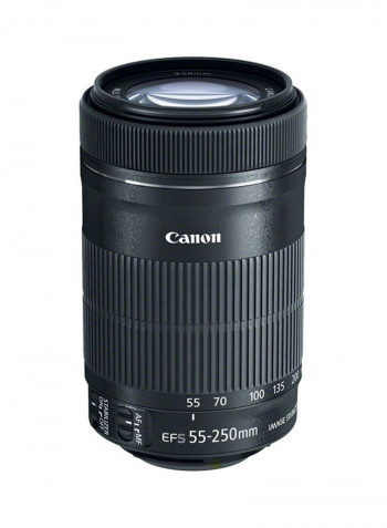 55-250mm f/4-5.6 IS II Telephoto Zoom Lens For DSLR Camera Black