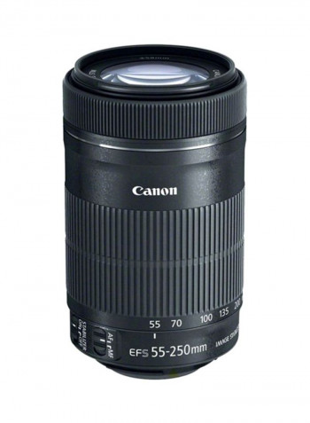 EF-S 55-250mm f/4-5.6 IS STM Lens Black