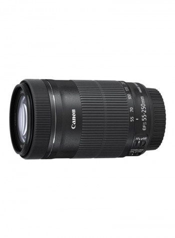 EF-S 55-250mm f/4-5.6 IS STM Lens Black