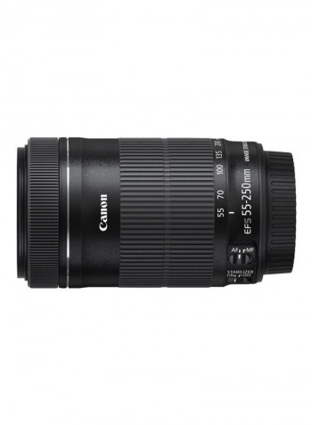 EF-S 55-250mm f/4-5.6 IS STM Lens Black