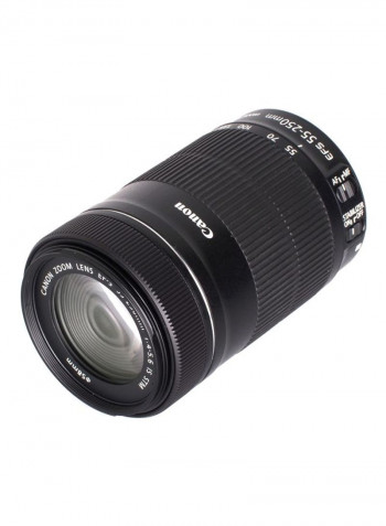 EF-S 55-250mm f/4-5.6 IS STM Lens Black